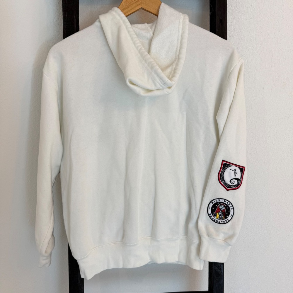 Small NIGHTMARE BEFORE CHRISTMAS‎ JACK SKELLINGTON DISNEY ZIP HOODIE PATCHES - Picture 5 of 7